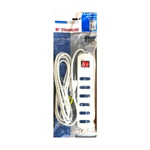 ALARGADOR 3 MTS 6 SALIDAS STANDFORD CERT.C/INTERRUPTOR