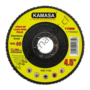 DISCO LIJA PPULIR P60 115MMX22.23MM KAMASA