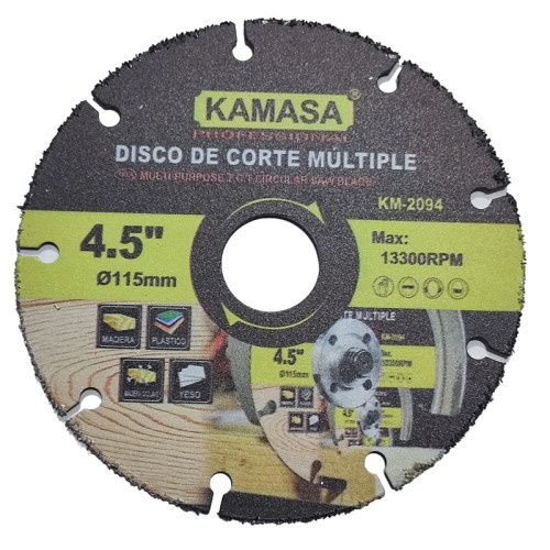 DISCO DE SIERRAS MULTIPLES 115MM KAMASA