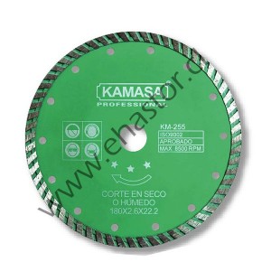 DISCO DIAMANTADO TURBO 115 VERDE KAMASA