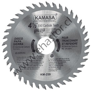 DISCO SIERRA 4 1/2X40T KAMASA