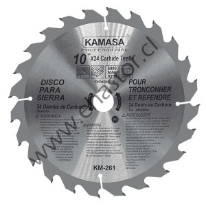 DISCO MADERA 10X24T KAMASA