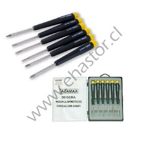 JUEGO DESARMADOR 6PCS KAMASA