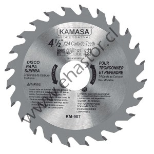 DISCO SIERRA 4/12X24T KAMASA