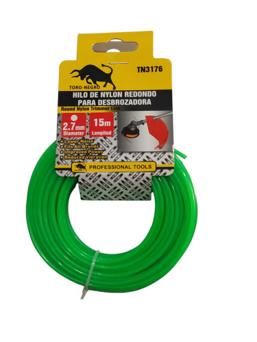 HILO NYLON CORTA PASTOS 2.7MMX15M