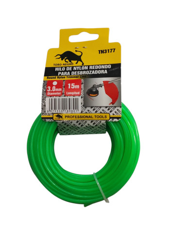 HILO NYLON CORTA PASTOS 3.0MMX15M