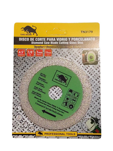 DISCO DIAMANTADO CORTA VIDRIO Y PORCELANATO 1